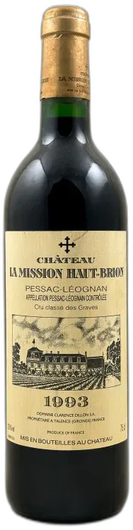 photo du vin Mission Haut Brion Pessac Léognan 1993