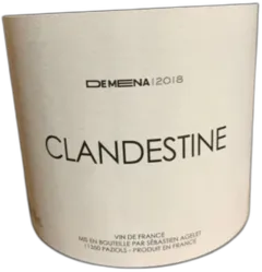 image du vin Mena Vin de France Clandestine