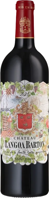 image du vin 2021 Château Langoa-Barton Saint Julien 3ème Cru Classé