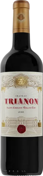 vue du vin Château Trianon Saint-Emilion Grand Cru Rouge 2018