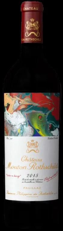 capture du vin Château Mouton Rothschild 2015