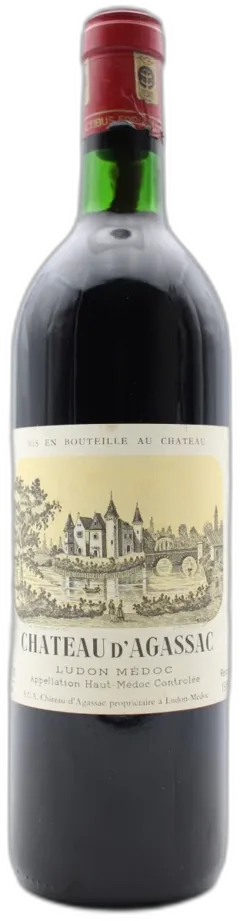 photo du vin Château d’Agassac 1989