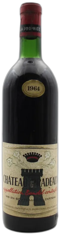 photo du vin Château Pradeaux 1964