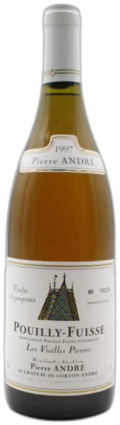 vue du vin Pouilly-Fuissé "les Vieilles Pierres" 1997 Pierre André