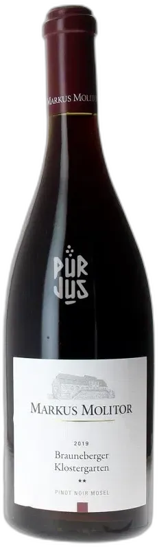 aperçu du vin Pinot Noir Brauneberger Klostergarten