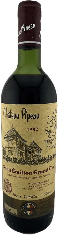 photo du vin 1982 Vin de Bordeaux Château Pipeau Saint-Emilion Grand Cru