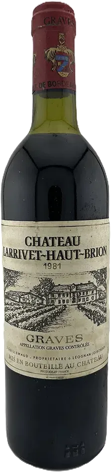 photo 1981 Vin de Bordeaux Château Larrivet-Haut-Brion Graves