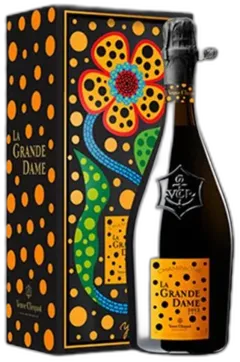 photo du vin Champagne Veuve Clicquot la Grande Dame Edition Limitée Yayoi Kusama 2012