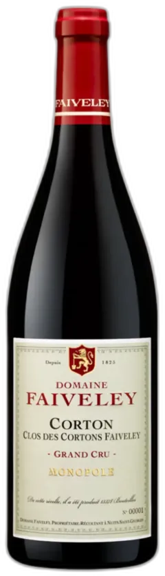 photo du vin Domaine Faiveley Corton Clos des Cortons Grand Cru Monopole 2021 Vin de Bourgogne