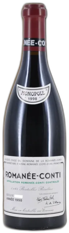 photo Romanée-Conti Grand Cru 1998