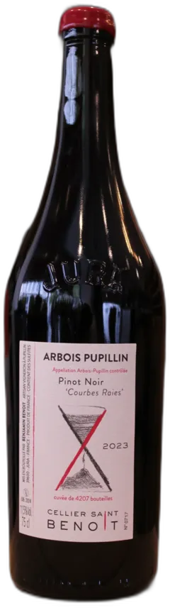 photo du vin Arbois Pupillin Pinot Noir Courbes Raies