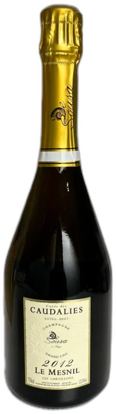 photo du vin Champagne Cuvée des Caudalies le Mesnil 2012 Grand Cru Extra Brut Maison de Sousa