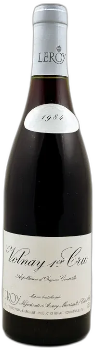 photo du vin Leroy Volnay 1er Cru 1984