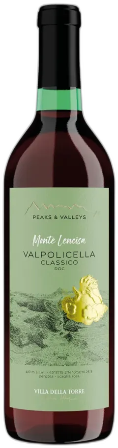 illustration du vin Valpolicella Classico Doc Monte Lencisa Peaks & Valley Villa Della Torre 2024