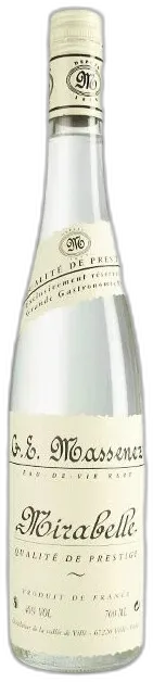 vue du vin Eau de Vie Mirabelle Prestige Massenez