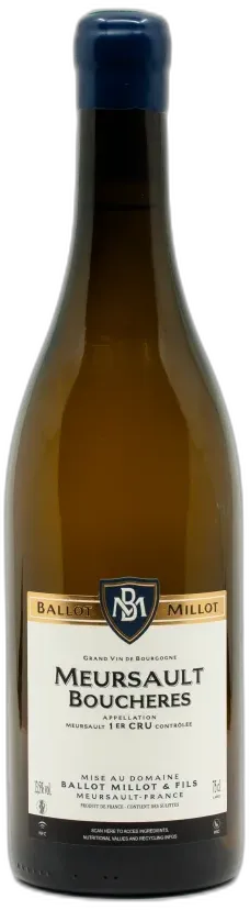 photo du vin Ballot Millot Meursault 1er Cru Bouchères
