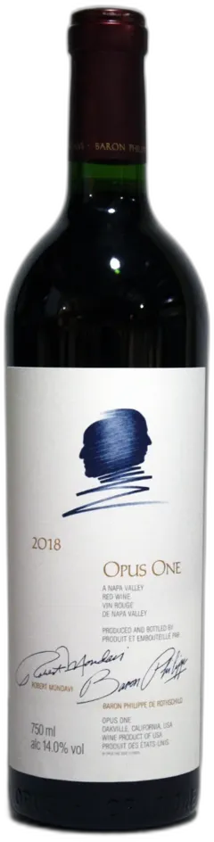 photo du vin Opus One 2018