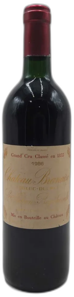photo du vin Château Branaire Ducru 1986