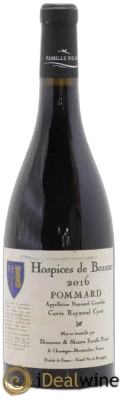 photo Pommard Cuvée Raymond Cyrot Hospices de Beaune Picard 2016