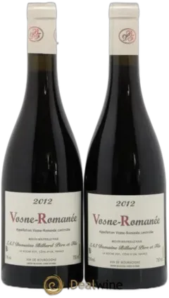 photo Vosne-Romanée Domaine Billard Père et Fils 2012