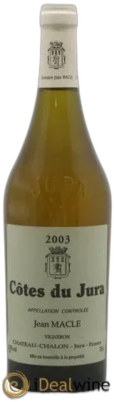 photo Côtes du Jura Jean Macle 2003