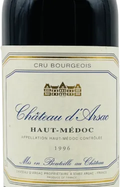 image du vin Château d’Arsac