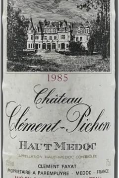 photo du vin Château Clément-Pichon