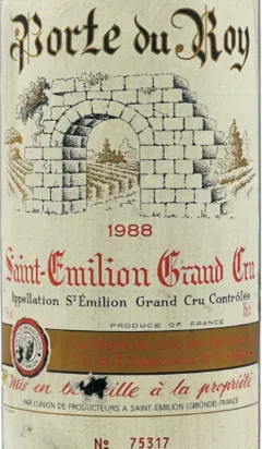 illustration du vin Porte du Roy