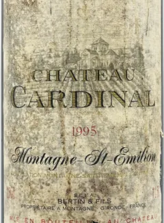 photo du vin Château Cardinal