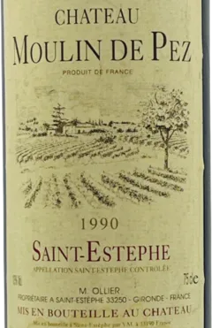 photo du vin Château Moulin de Pez