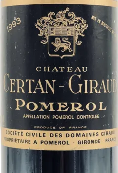 image du vin Château Certan-Giraud