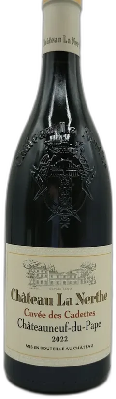 photo du vin Chateauneuf du Pape Chateau la Nerthe Cuvee des Cadettes