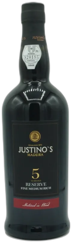 aperçu du vin Justino’s Madère 5 Ans Doux