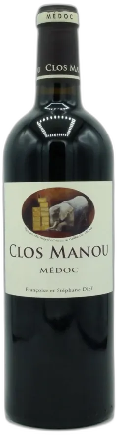 photo du vin Françoise et Stéphane Dief Aoc Médoc Clos Manou 2019 Magnum