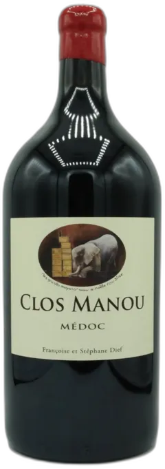 vue du vin Françoise et Stéphane Dief Aoc Médoc Clos Manou 2016 3 Litres