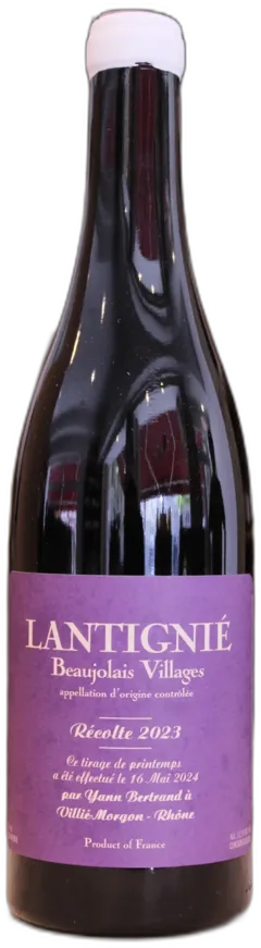 capture du vin Beaujolais Lantignie 2023 Domaine les Bertrand