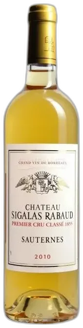 photo du vin Château Sigalas Rabaud