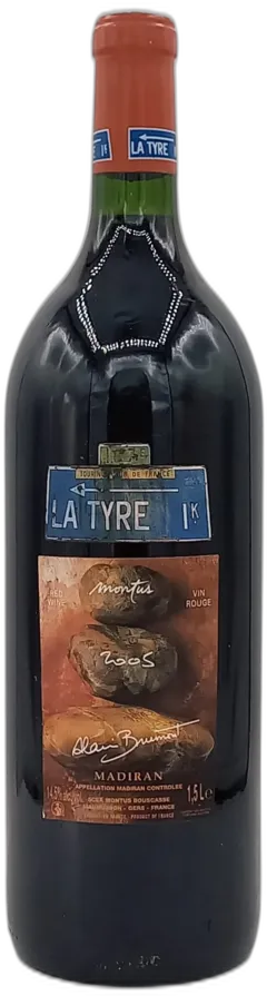 photo du vin Madiran la Tyre Domaine de Montus Bouscasse 2005