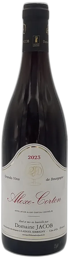 aperçu du vin Bourgogne Aloxe Corton Rouge 2023 Domaine Jacob