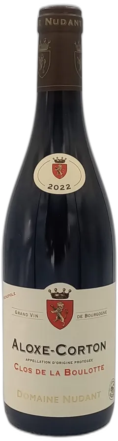 photo du vin Bourgogne Aloxe Corton Clos de la Boulotte