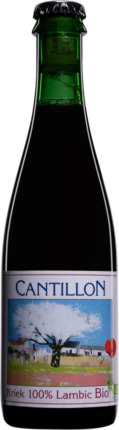 photo du vin Brasserie Cantillon Bière de Belgique "Kriek Lambic Bio"
