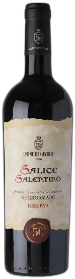image du vin Salice Salentino Riserva Doc Vendemmia Leone de Castris 2021