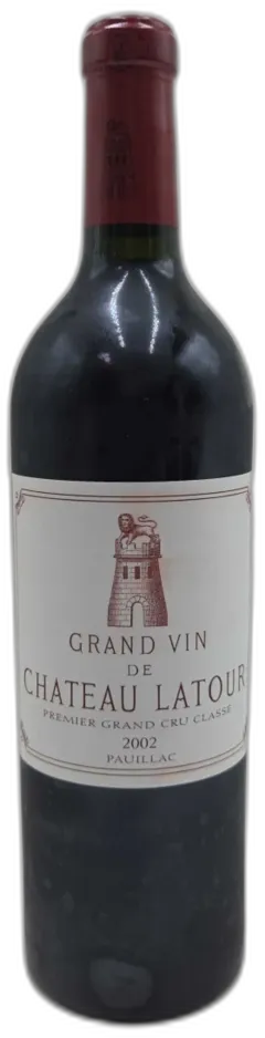 vue du vin Château Latour 2002