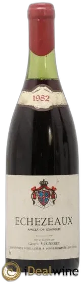 photo Echezeaux Grand Cru Gérard Mugneret 1982