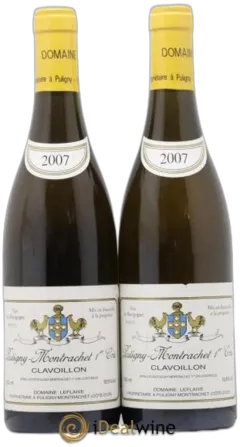 photo Puligny-Montrachet 1er Cru Clavoillon Leflaive 2007