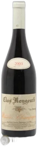 photo du vin Saumur-Champigny le Bourg Clos Rougeard 2003