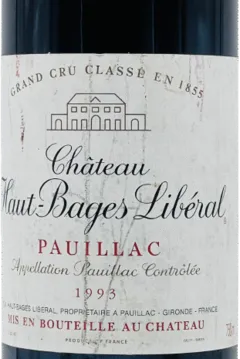photo du vin Château Haut Bages Libéral