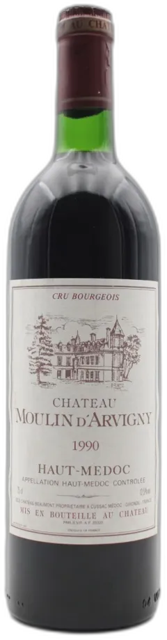 vue du vin Château Moulin d’Arvigny 1990