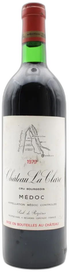 photo du vin Château la Clare 1979