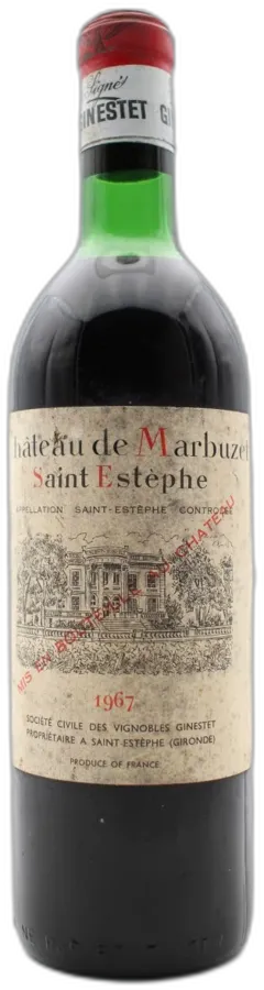 illustration du vin Château de Marbuzet 1967